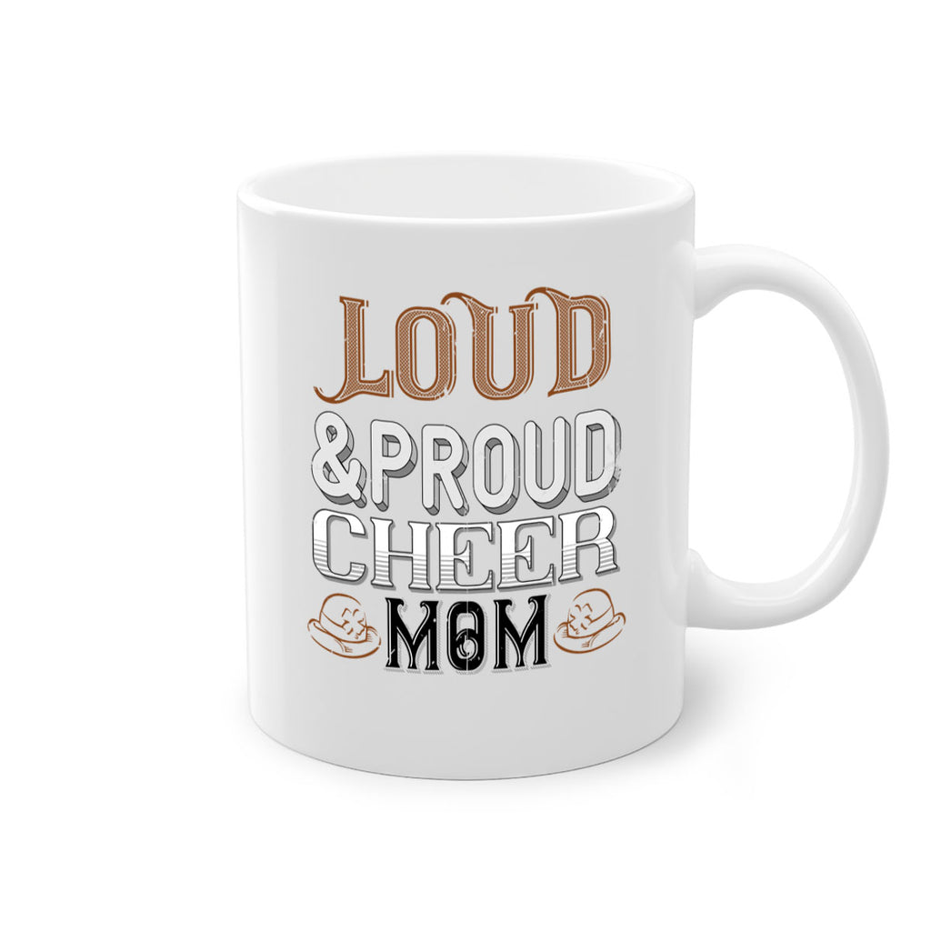 Loud proud cheer mom 763#- football-Mug / Coffee Cup