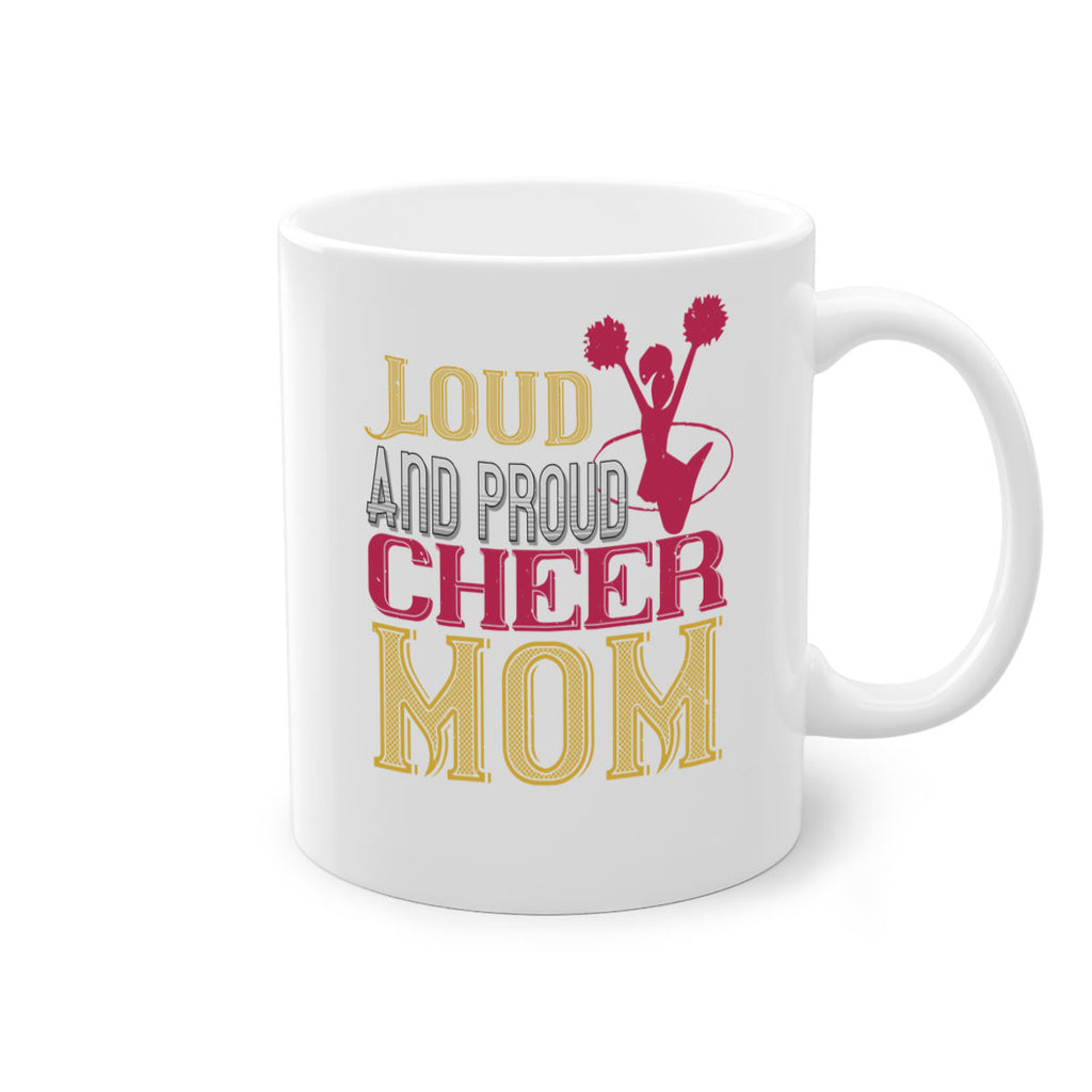 Loud proud cheer mom 764#- football-Mug / Coffee Cup