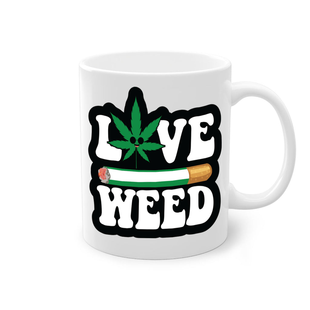 Love weed 194#- marijuana-Mug / Coffee Cup