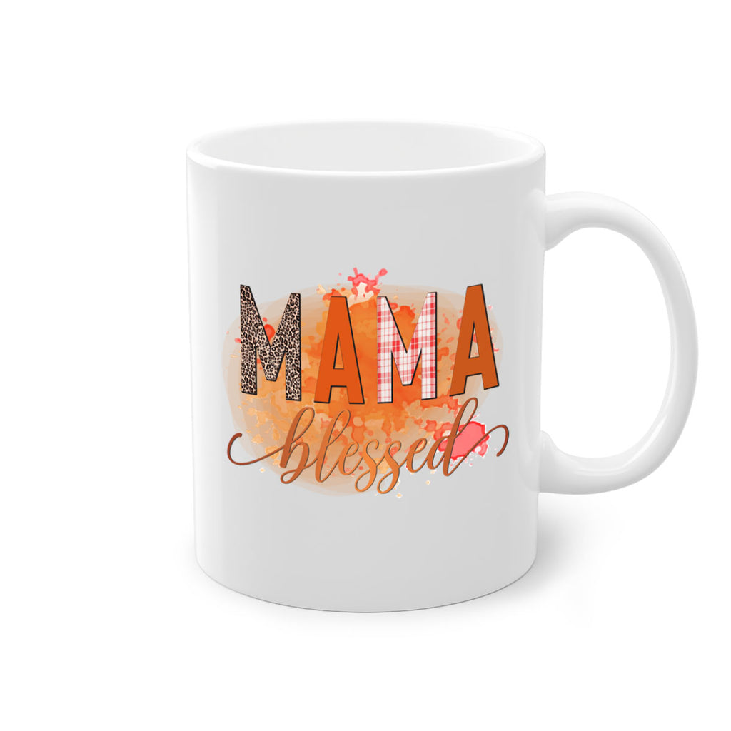 Mama Blessed 418#- fall-Mug / Coffee Cup