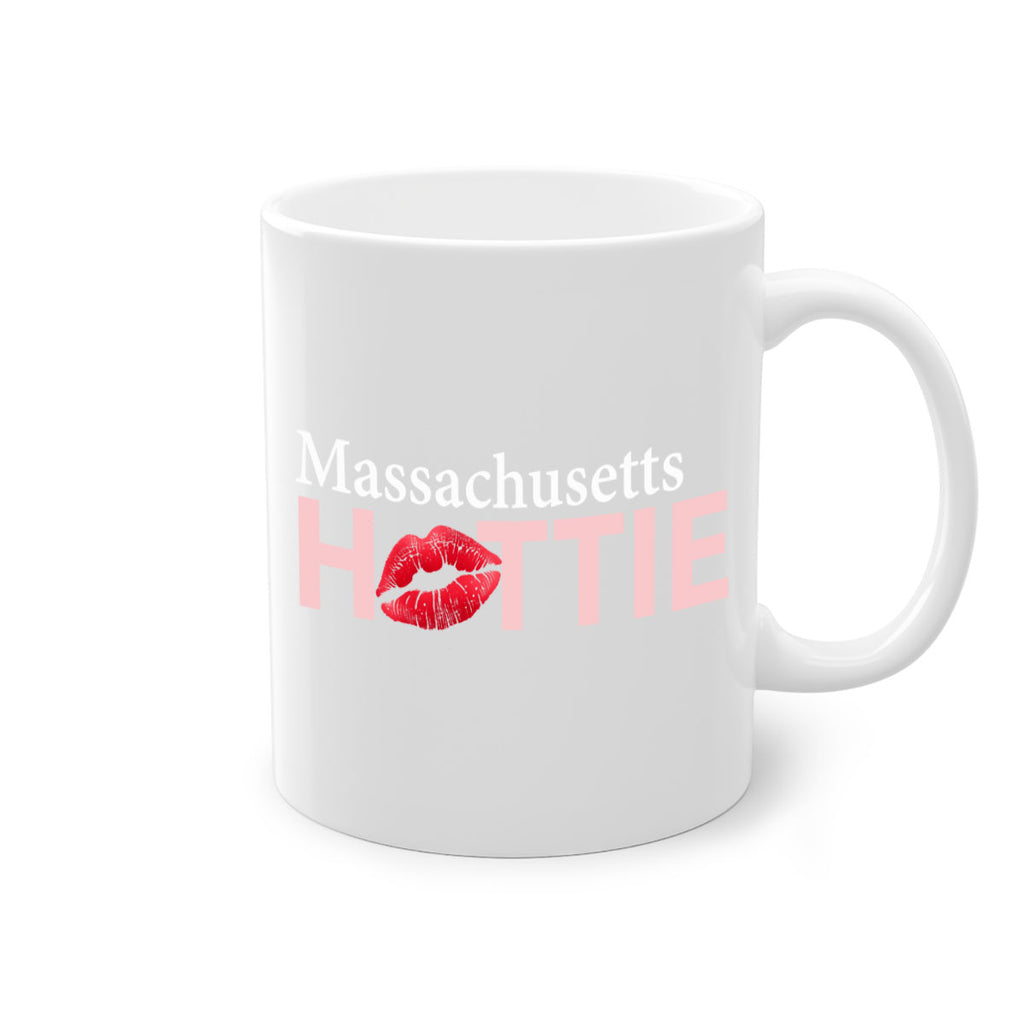 Massachusetts Hottie With Red Lips 75#- Hottie Collection-Mug / Coffee Cup