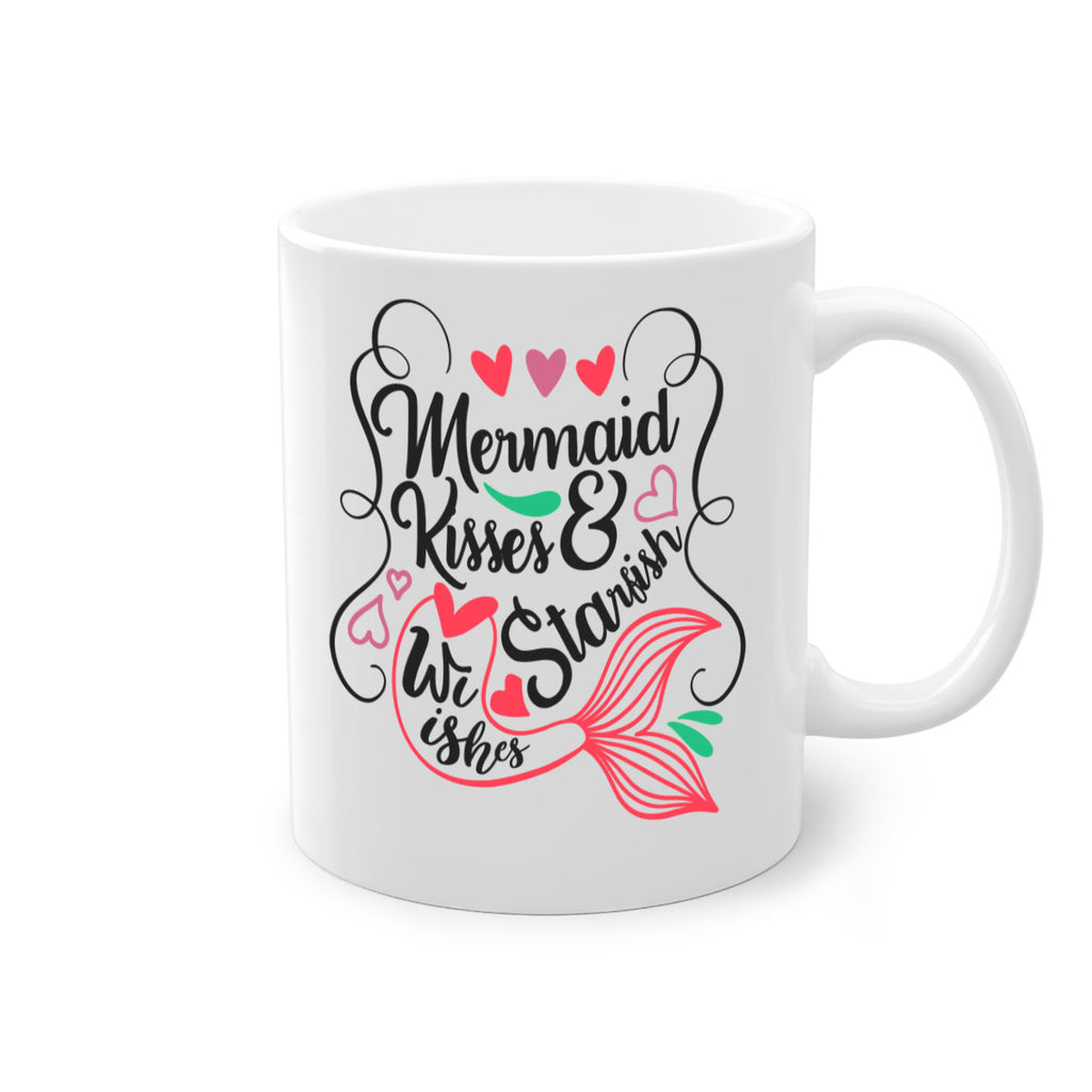 Mermaid Kisses Starfish Wishes 368#- mermaid-Mug / Coffee Cup