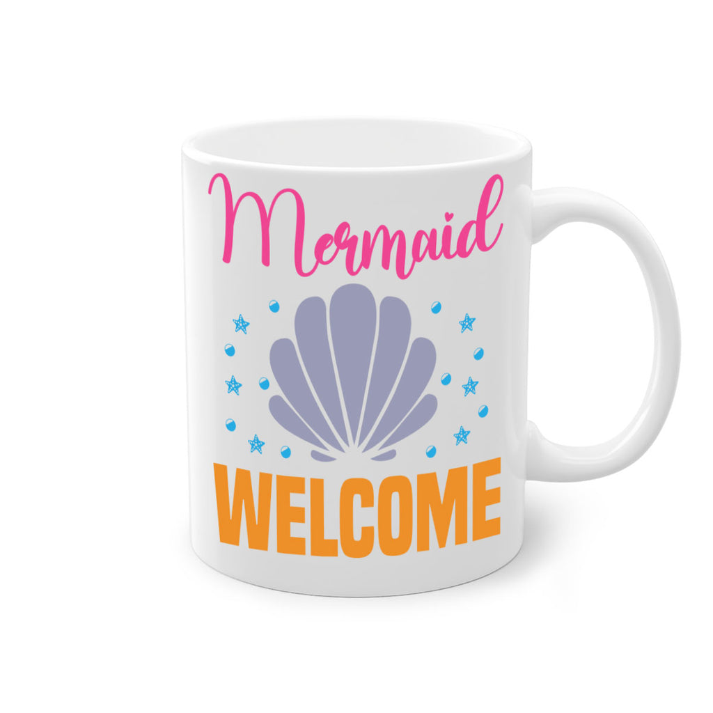 Mermaid Welcome Design 467#- mermaid-Mug / Coffee Cup