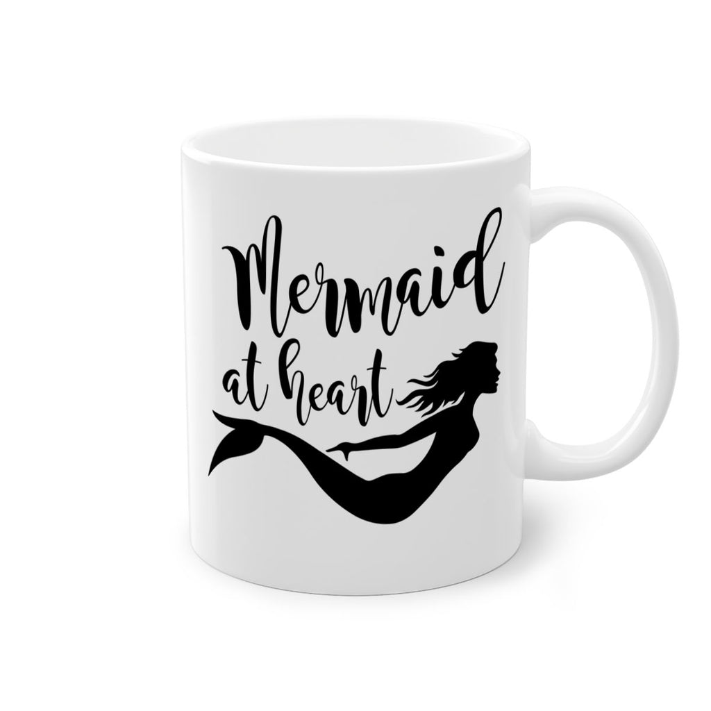 Mermaid at heart 395#- mermaid-Mug / Coffee Cup