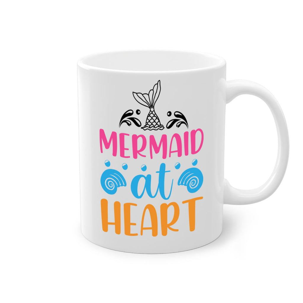 Mermaid at heart Design 396#- mermaid-Mug / Coffee Cup