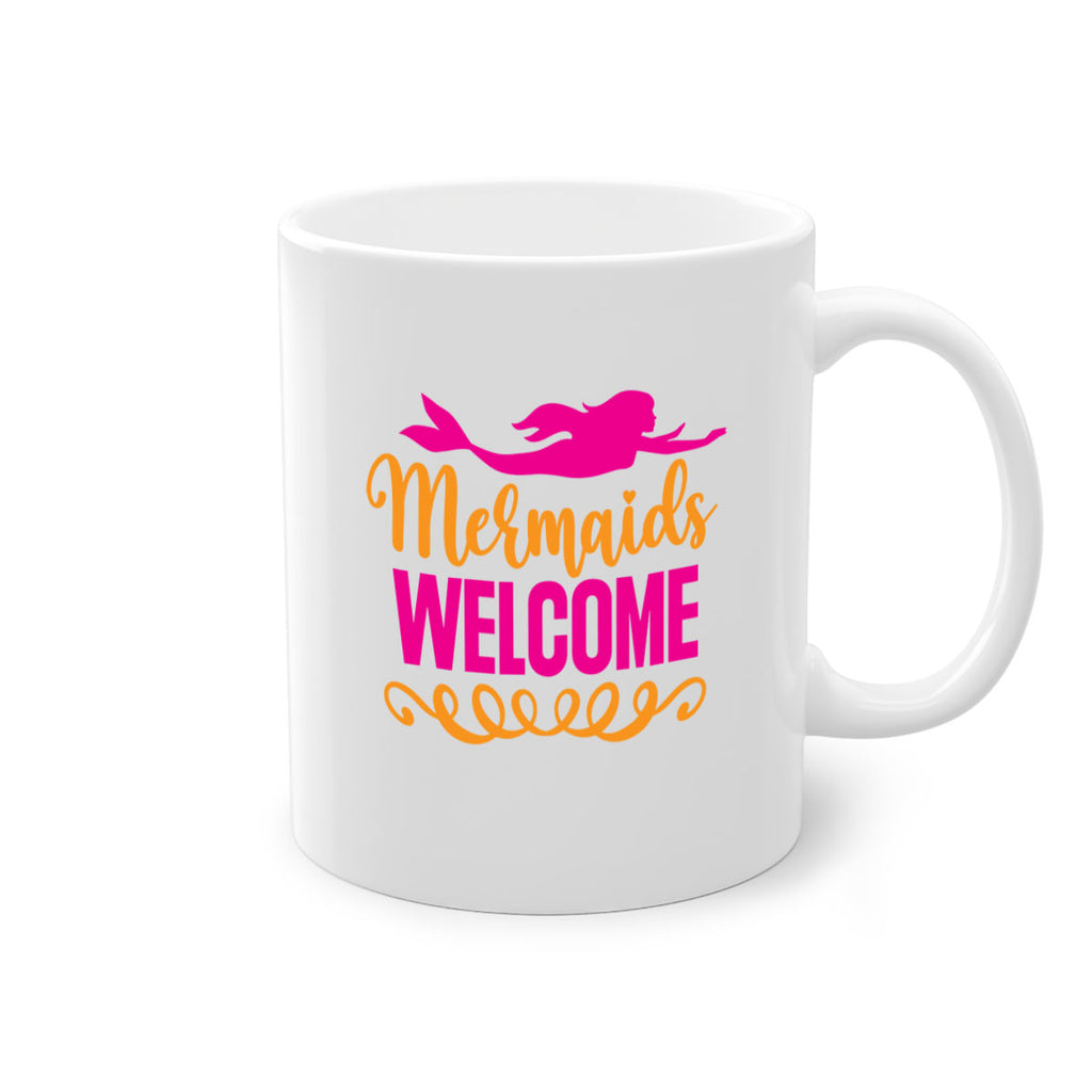 Mermaids Welcome 472#- mermaid-Mug / Coffee Cup
