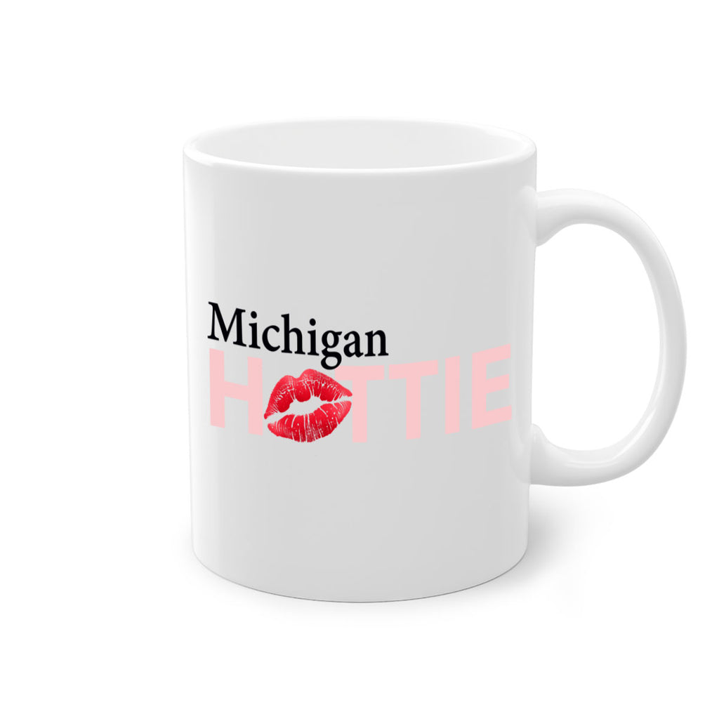 Michigan Hottie With Red Lips 22#- Hottie Collection-Mug / Coffee Cup