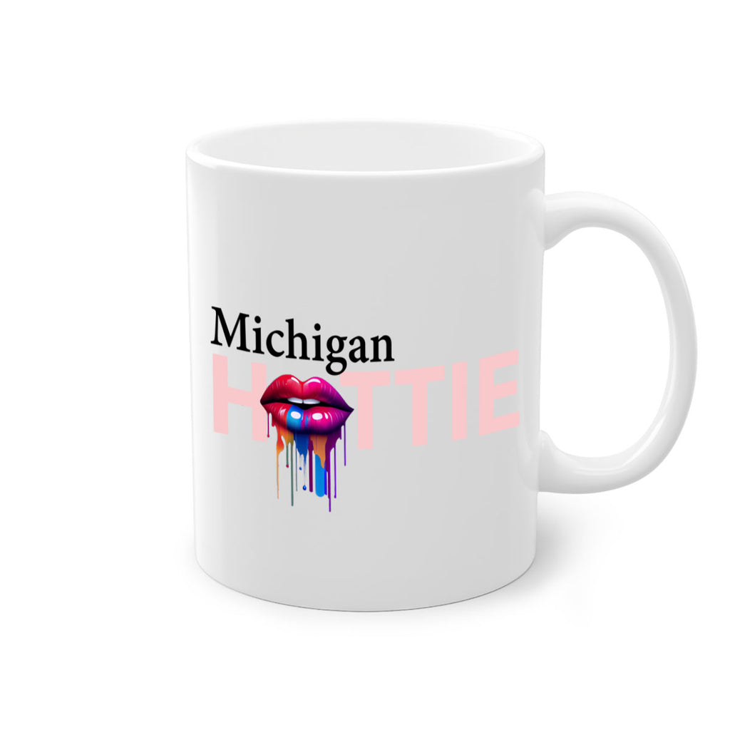 Michigan Hottie with dripping lips 22#- Hottie Collection-Mug / Coffee Cup