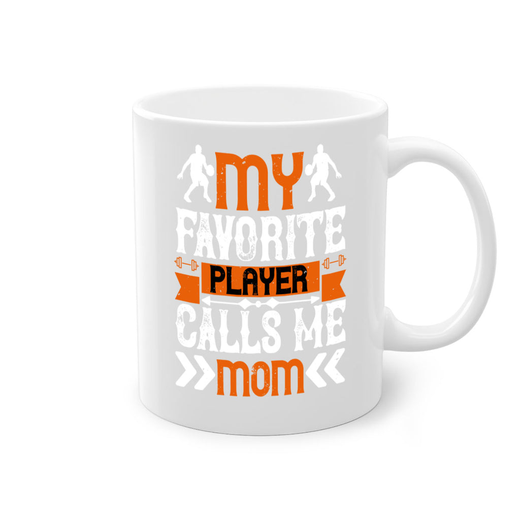 My favorite player calls me mom 1857#- basketball-Mug / Coffee Cup