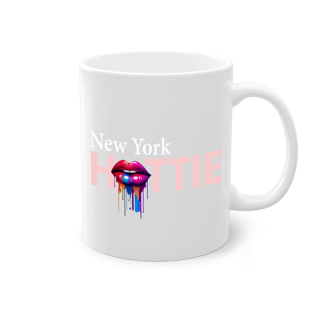 New York Hottie with dripping lips 106#- Hottie Collection-Mug / Coffee Cup