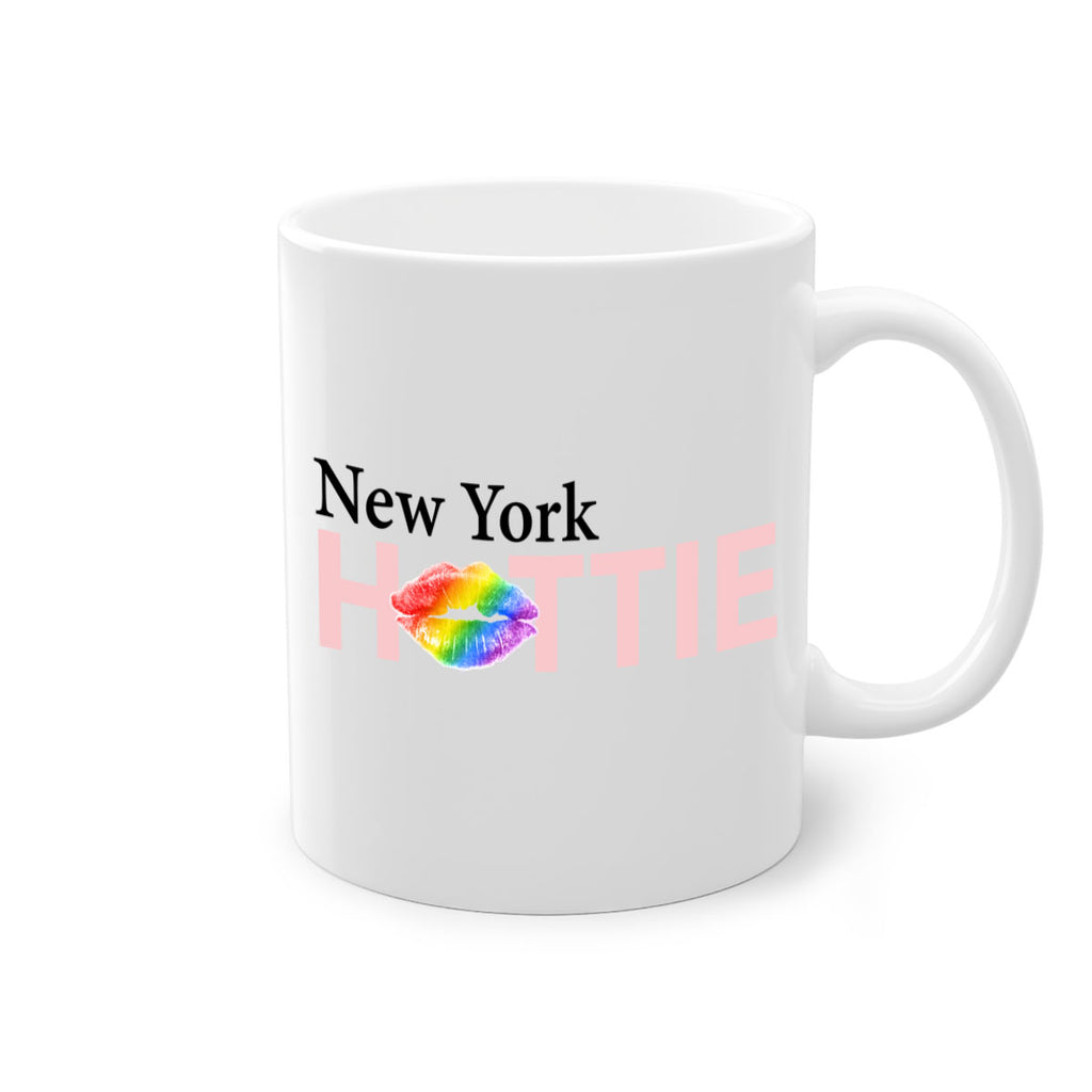 New York Hottie with rainbow lips 32#- Hottie Collection-Mug / Coffee Cup