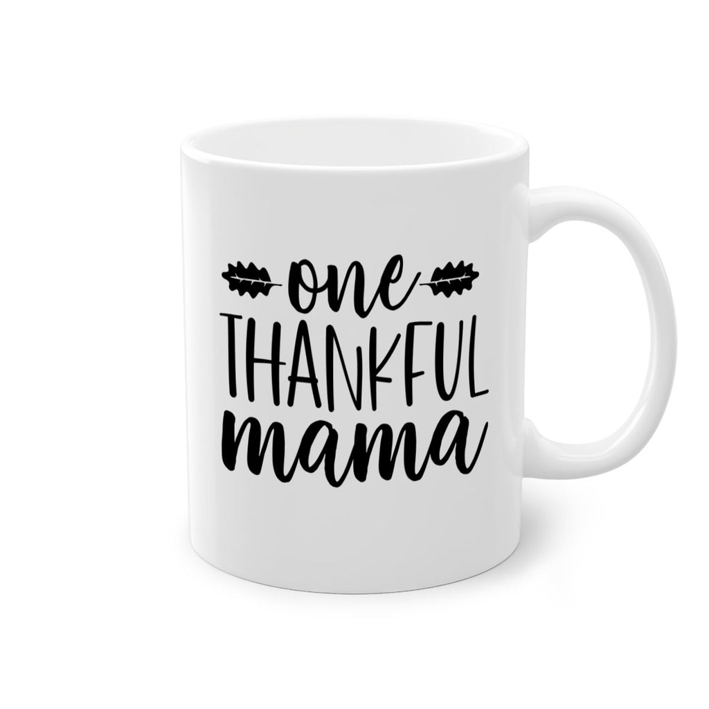 One Thankful Mama 464#- fall-Mug / Coffee Cup