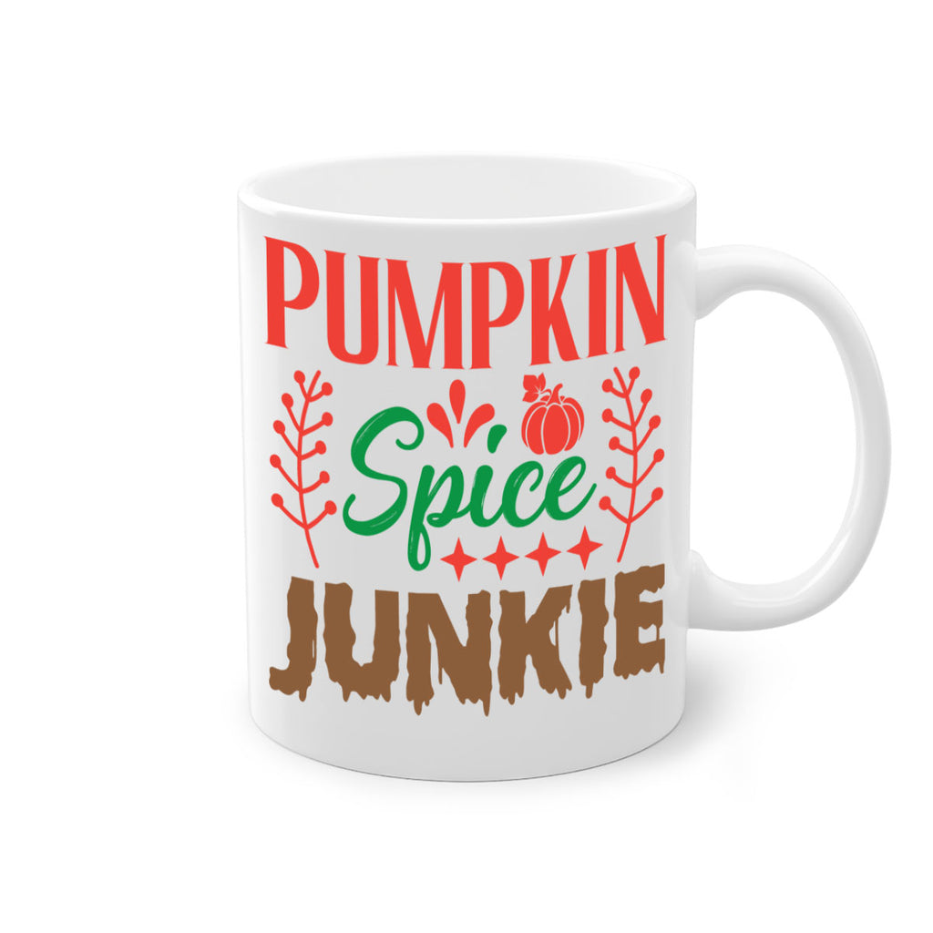 Pumpkin Spice Junkie 547#- fall-Mug / Coffee Cup