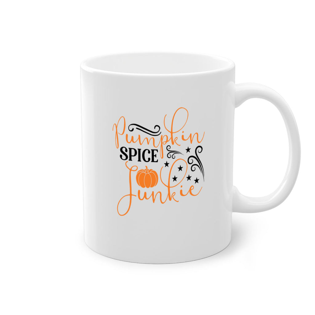 Pumpkin Spice Junkie 549#- fall-Mug / Coffee Cup