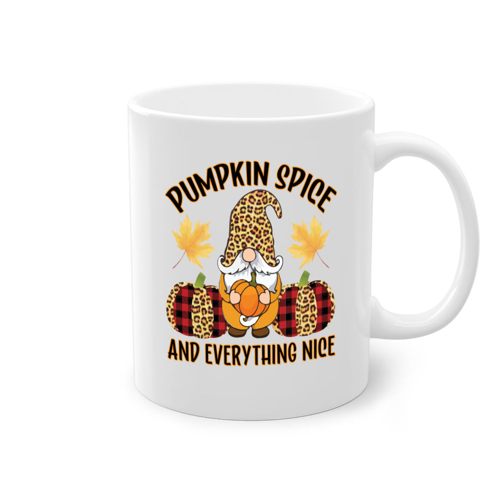 Pumpkin Spice and Everything Nice 534#- fall-Mug / Coffee Cup