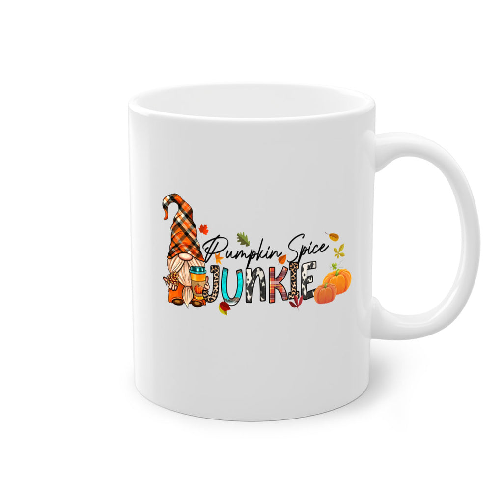 PumpkinSpiceJunkieFallGnome 567#- fall-Mug / Coffee Cup