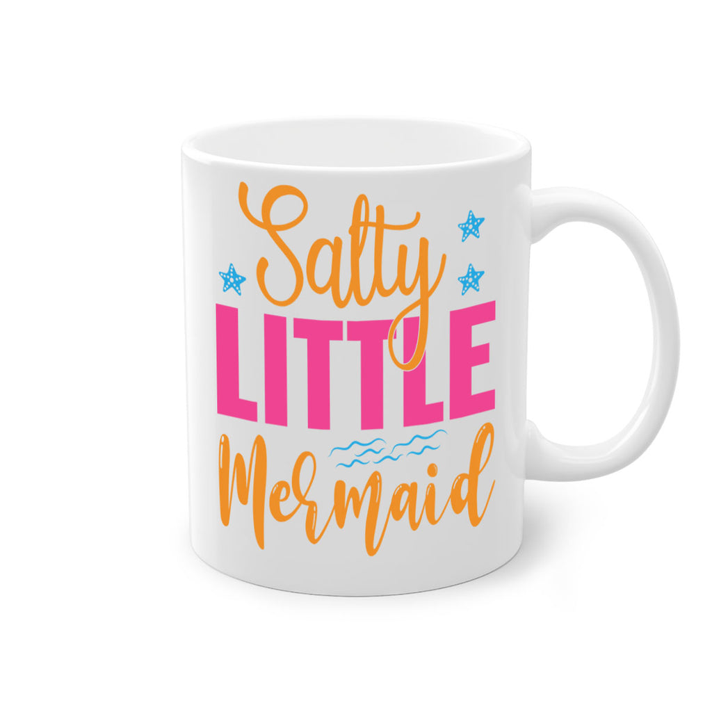 Salty Little Mermaid Design 574#- mermaid-Mug / Coffee Cup