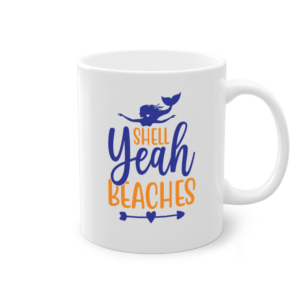 Shell Yeah Beaches 584#- mermaid-Mug / Coffee Cup