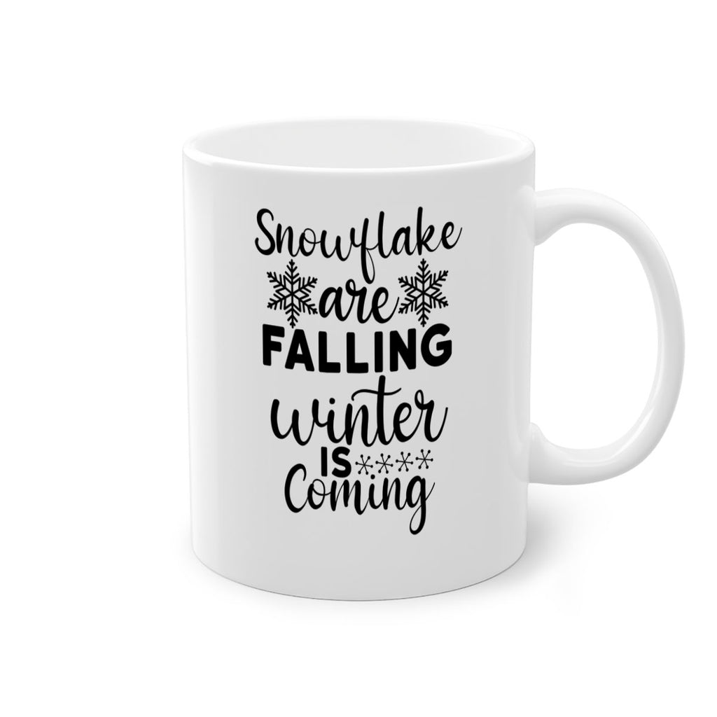 Snowflake Are Falling Winter Is 375#- winter-Mug / Coffee Cup