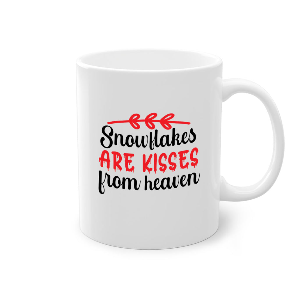 Snowflakes are kisses from heaven 376#- winter-Mug / Coffee Cup