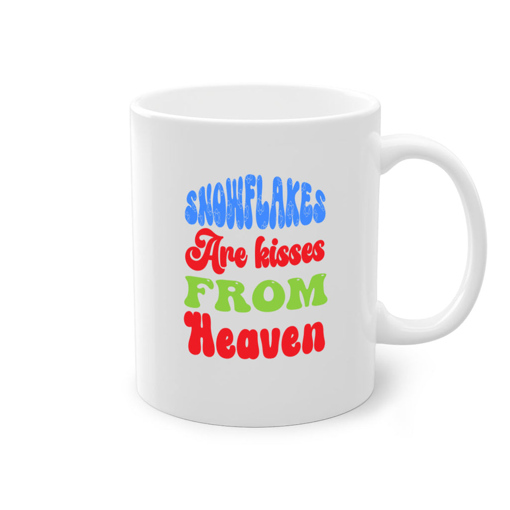 Snowflakes are kisses from heaven 377#- winter-Mug / Coffee Cup