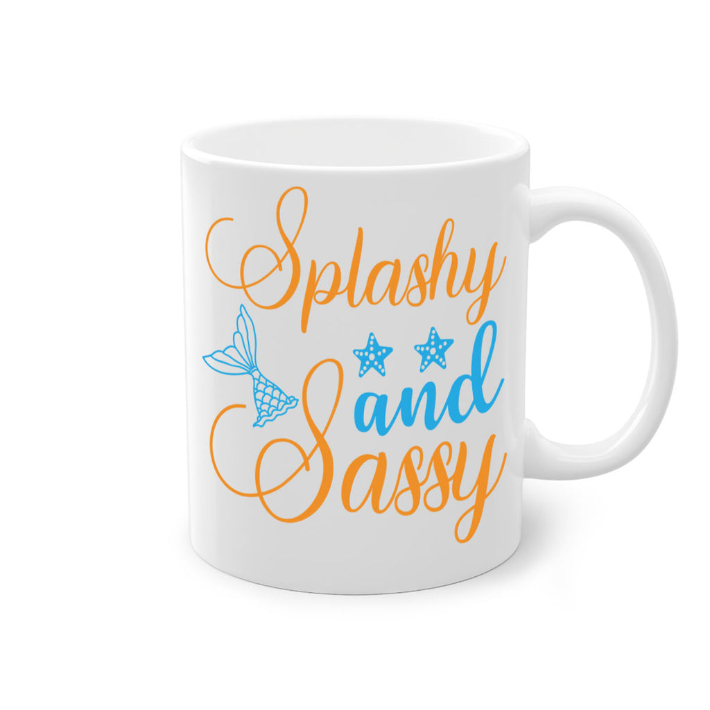 Splashy and Sassy Design 625#- mermaid-Mug / Coffee Cup