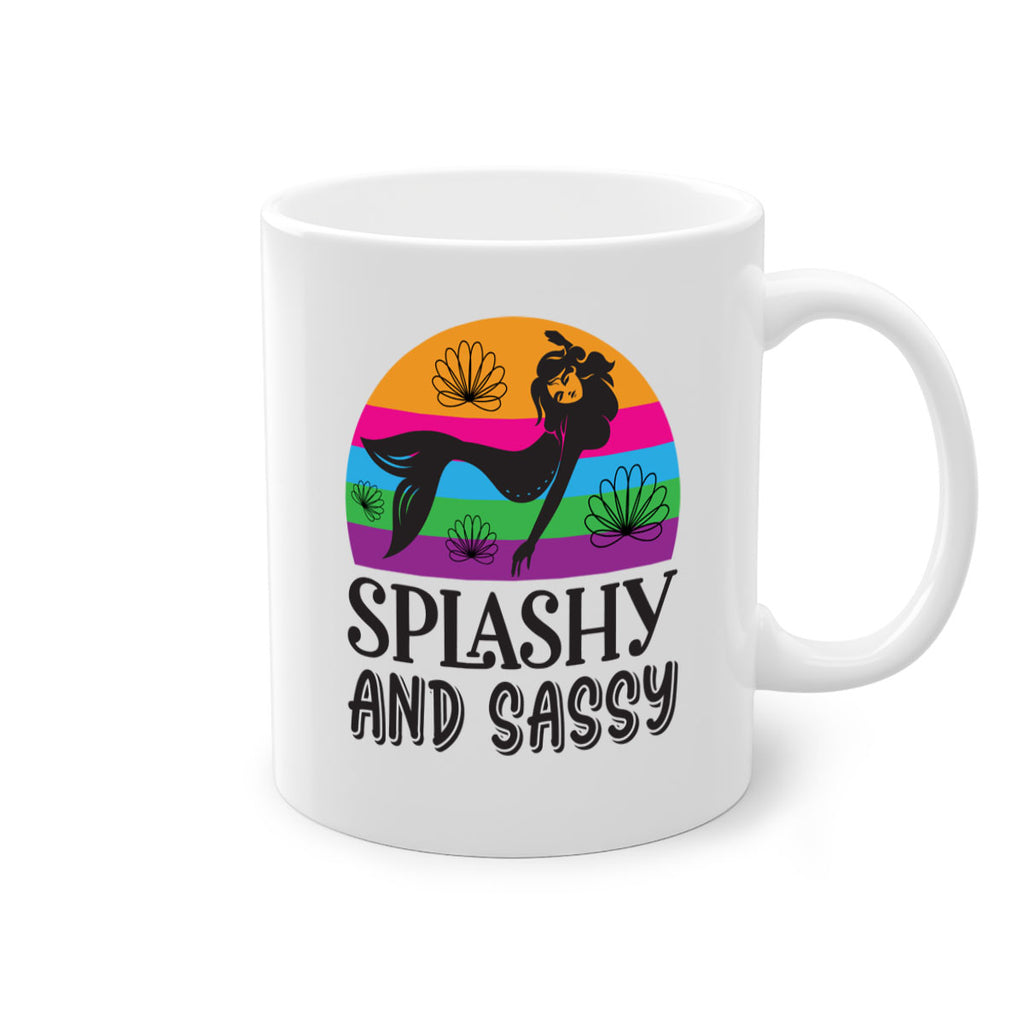 Splashy and sassy 623#- mermaid-Mug / Coffee Cup