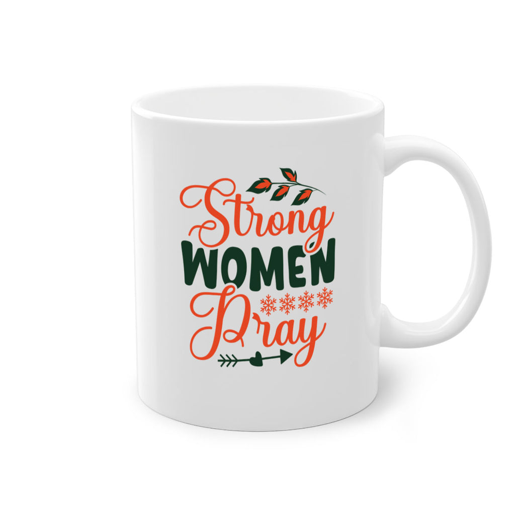 Strong Women Pray 395#- winter-Mug / Coffee Cup