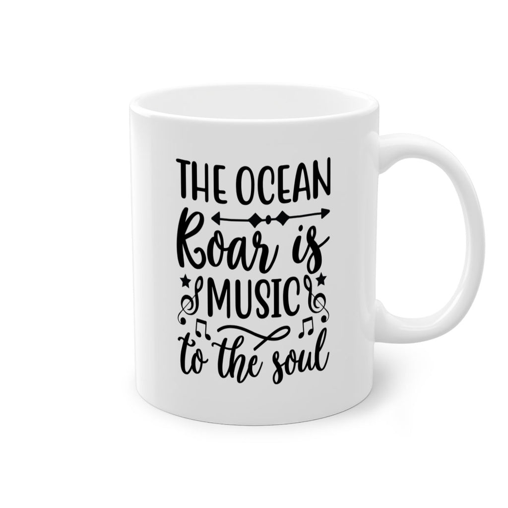 The ocean roar is music 631#- mermaid-Mug / Coffee Cup