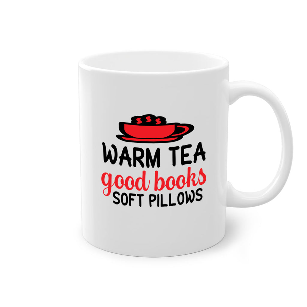 Warm tea good books soft pillows 448#- winter-Mug / Coffee Cup