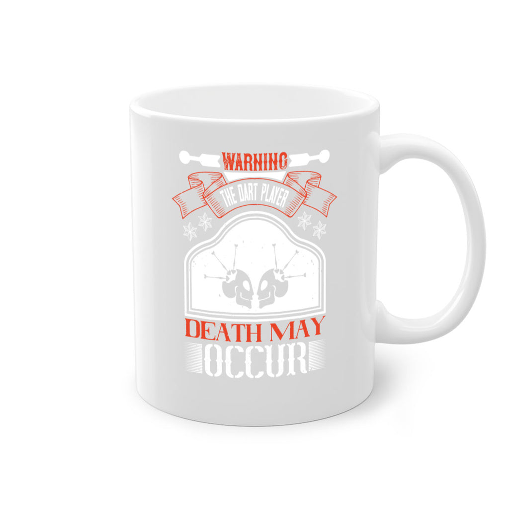 Warning the dart player death may occur 1764#- darts-Mug / Coffee Cup