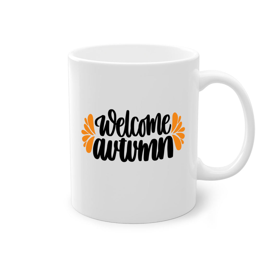 Welcome Autumn 513#- fall-Mug / Coffee Cup