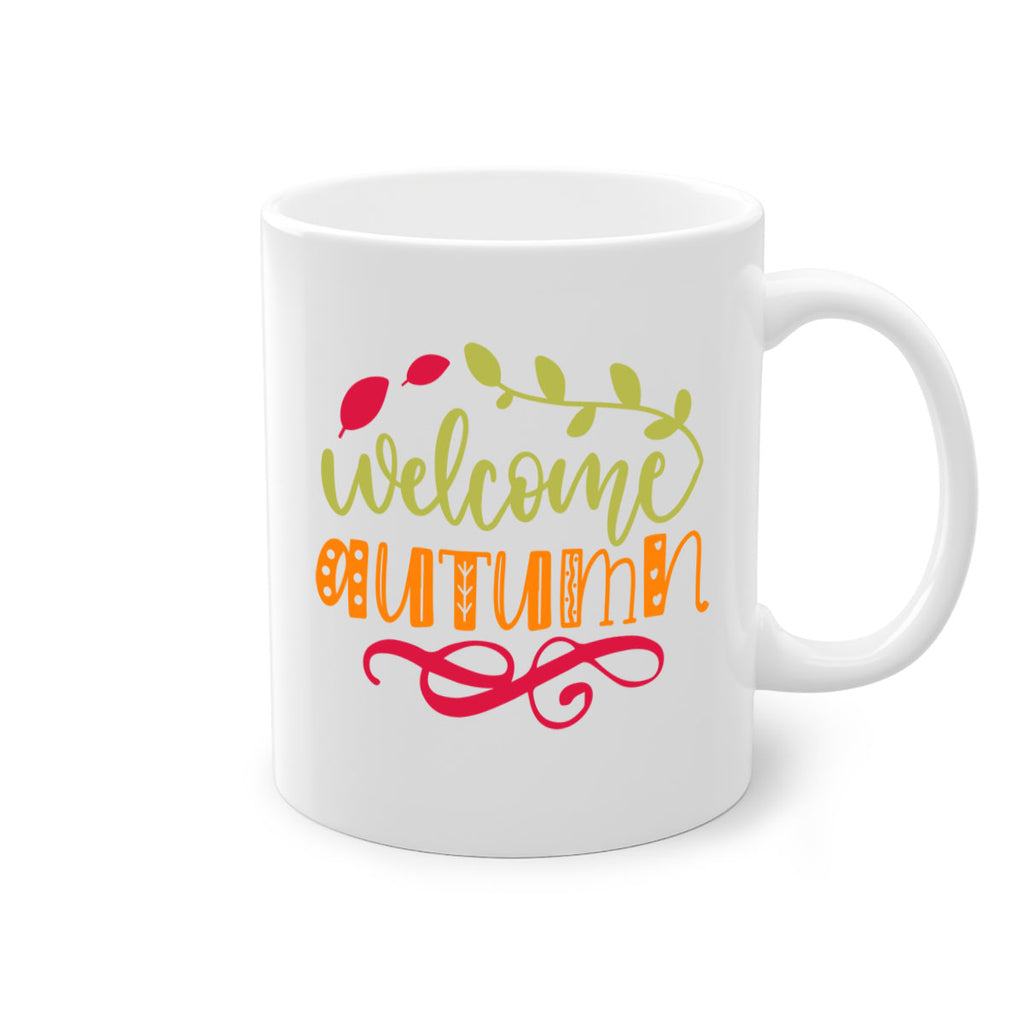 Welcome Autumn 629#- fall-Mug / Coffee Cup
