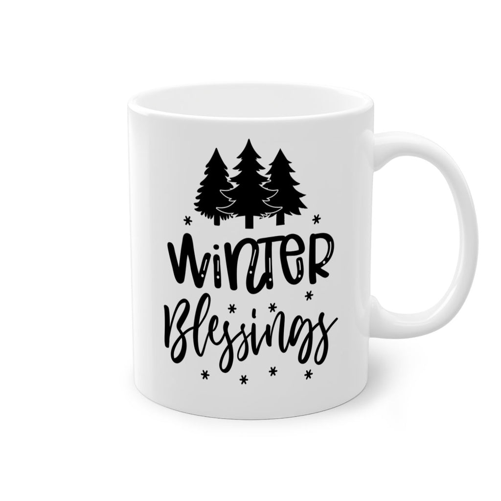 Winter Blessings 489#- winter-Mug / Coffee Cup