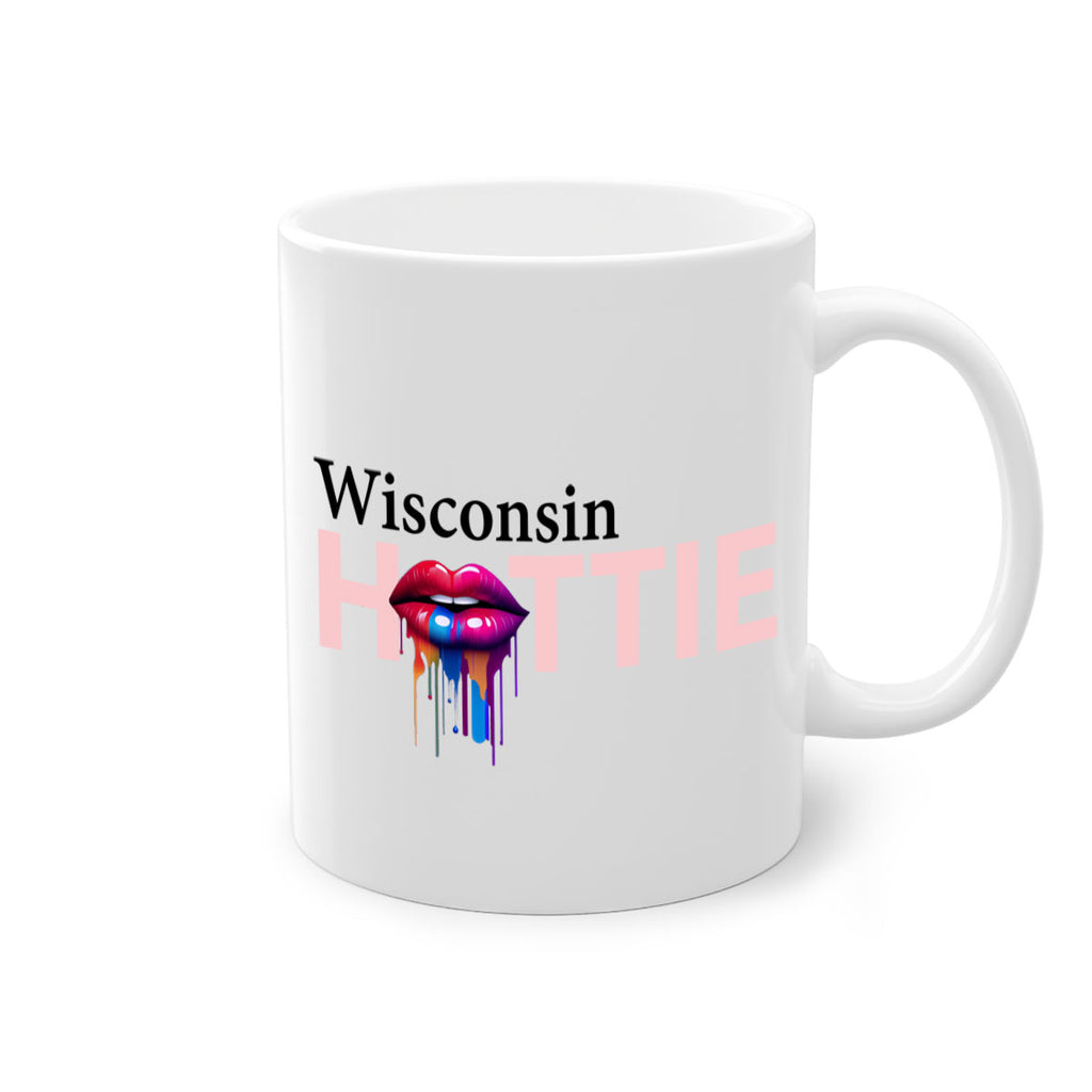Wisconsin Hottie with dripping lips 49#- Hottie Collection-Mug / Coffee Cup