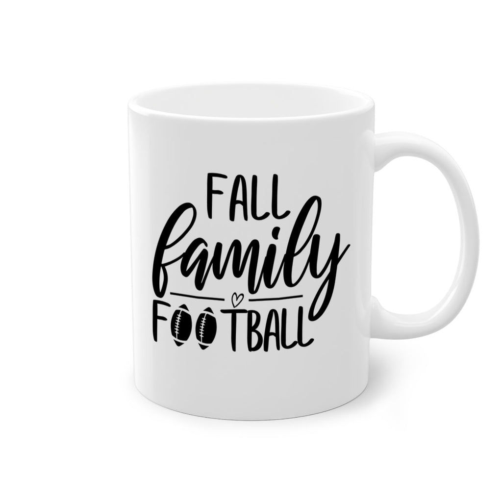 fall family football 100#- fall-Mug / Coffee Cup