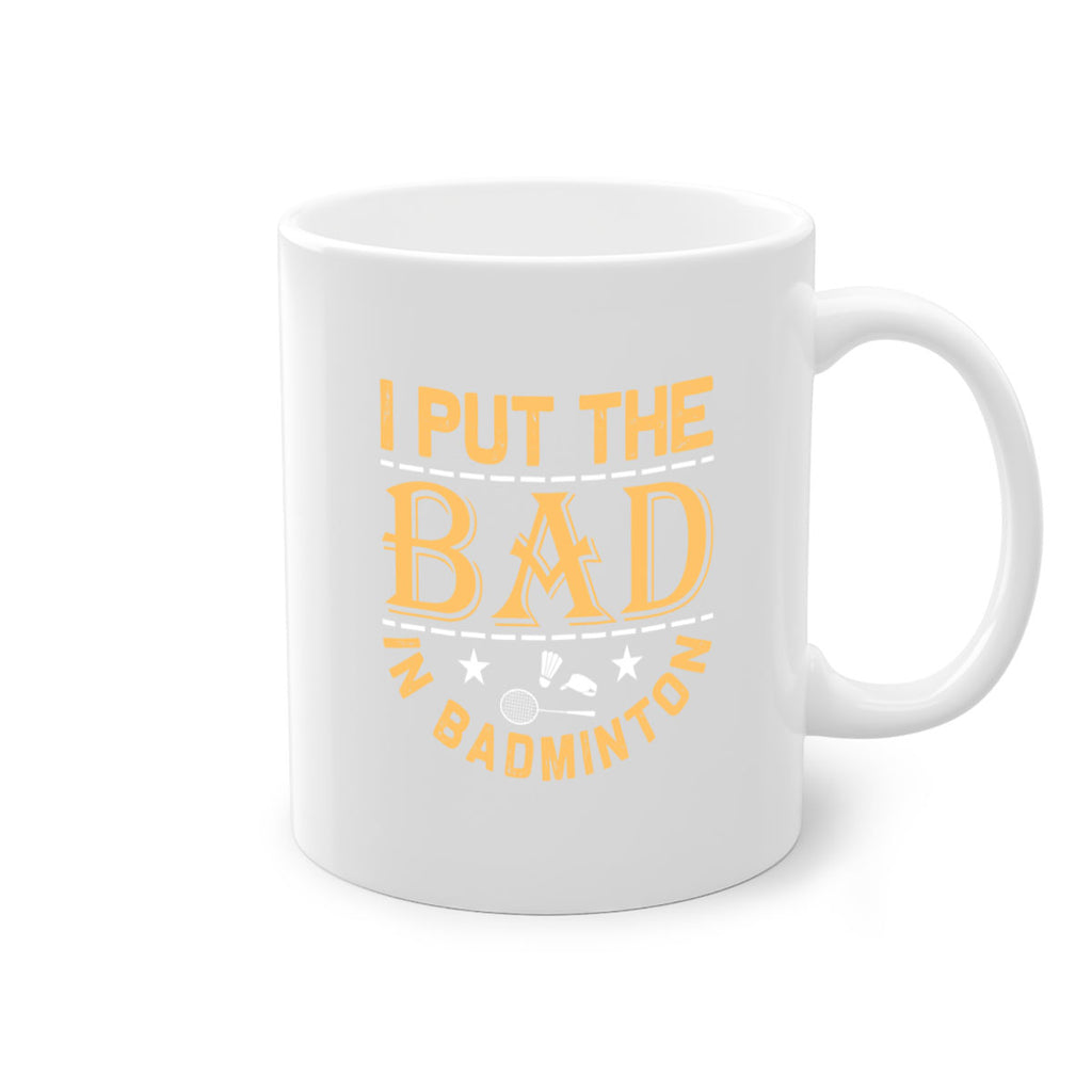 i 1056#- badminton-Mug / Coffee Cup