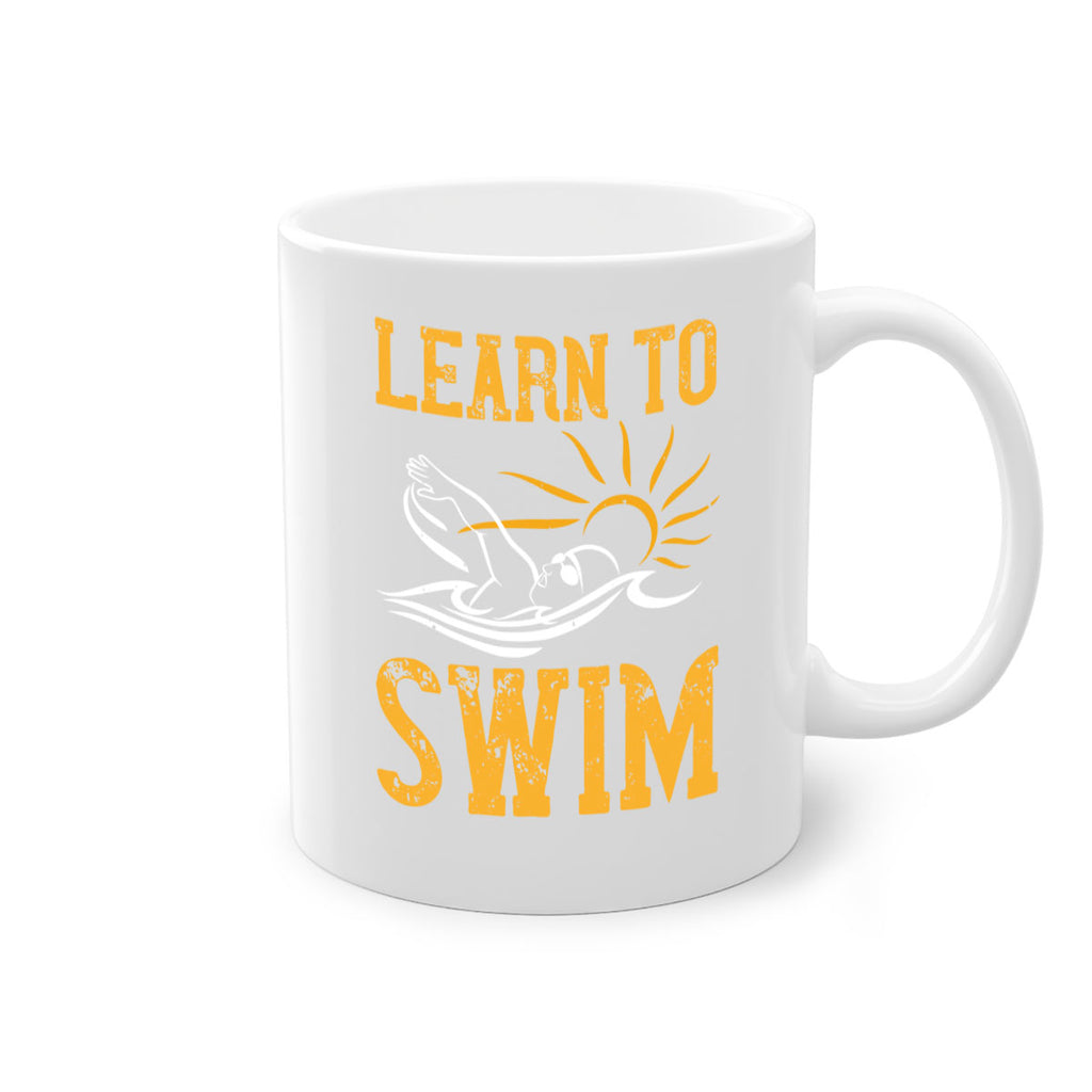 learn to swim 953#- swimming-Mug / Coffee Cup