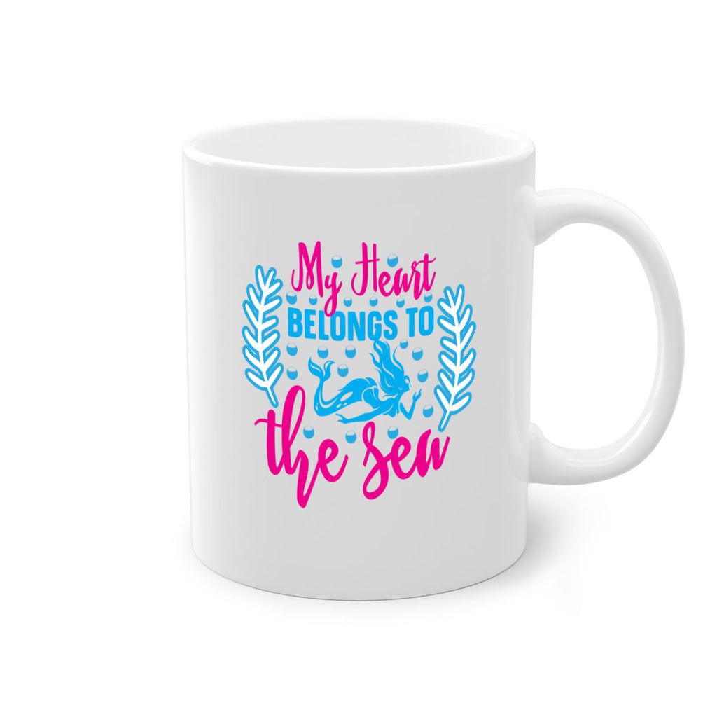 my heart belongs to the sea 516#- mermaid-Mug / Coffee Cup