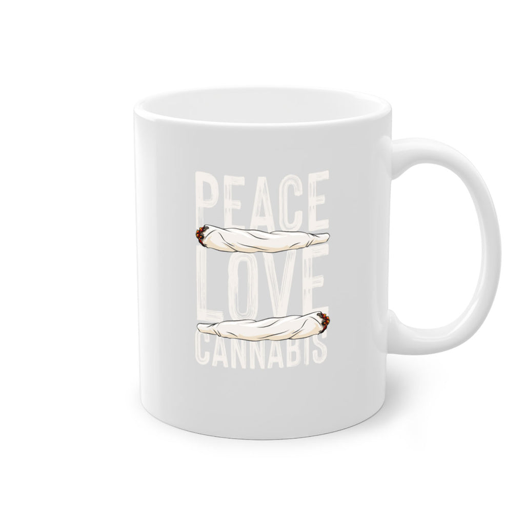 peace love cannabis 216#- marijuana-Mug / Coffee Cup