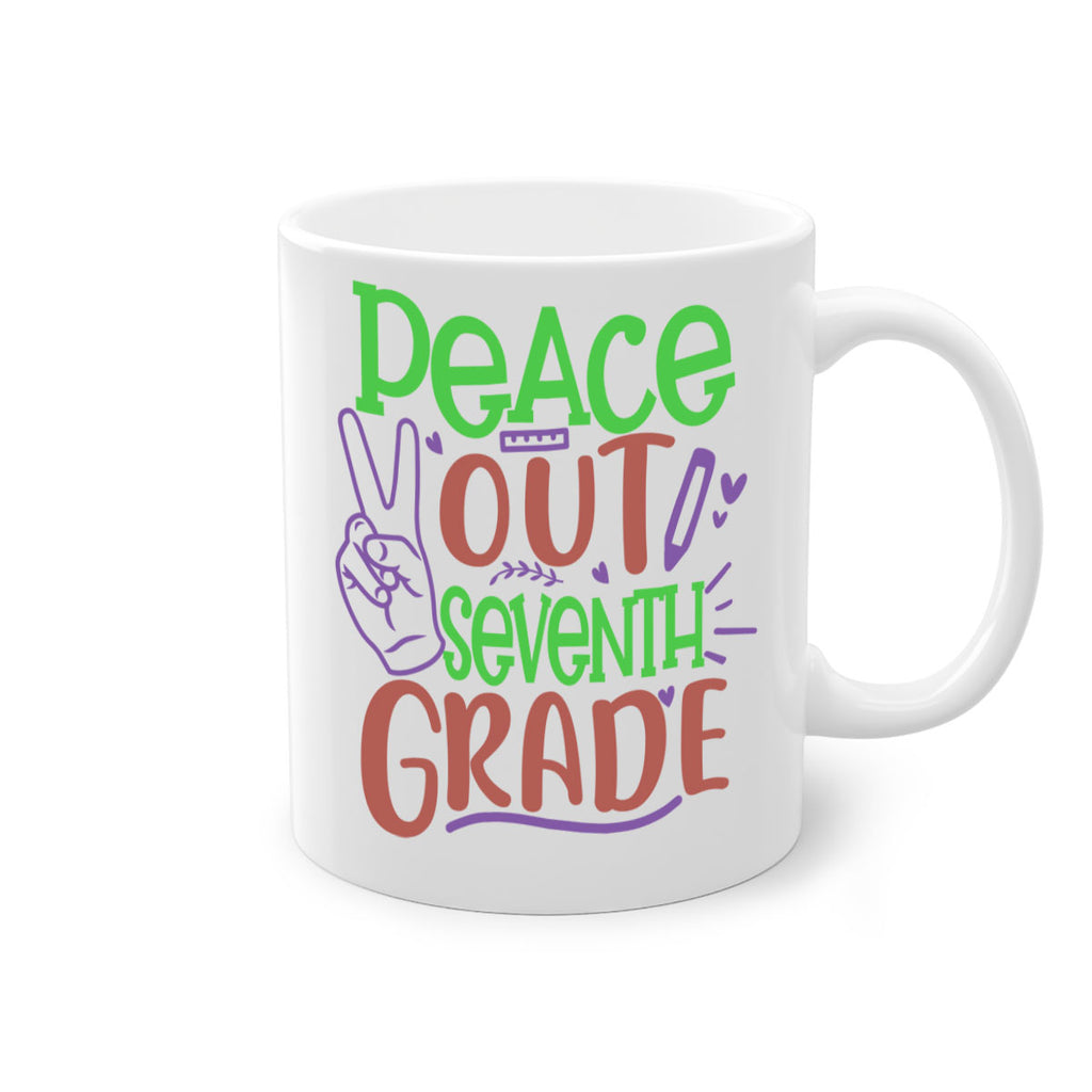 peace out 7th grade 2#- 7th grade-Mug / Coffee Cup