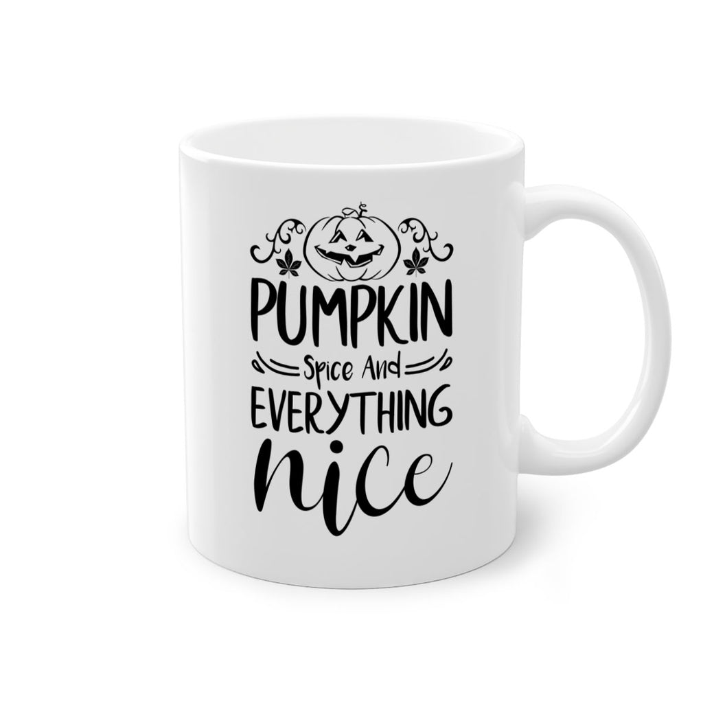 pumpkin spice and everything nice 542#- fall-Mug / Coffee Cup
