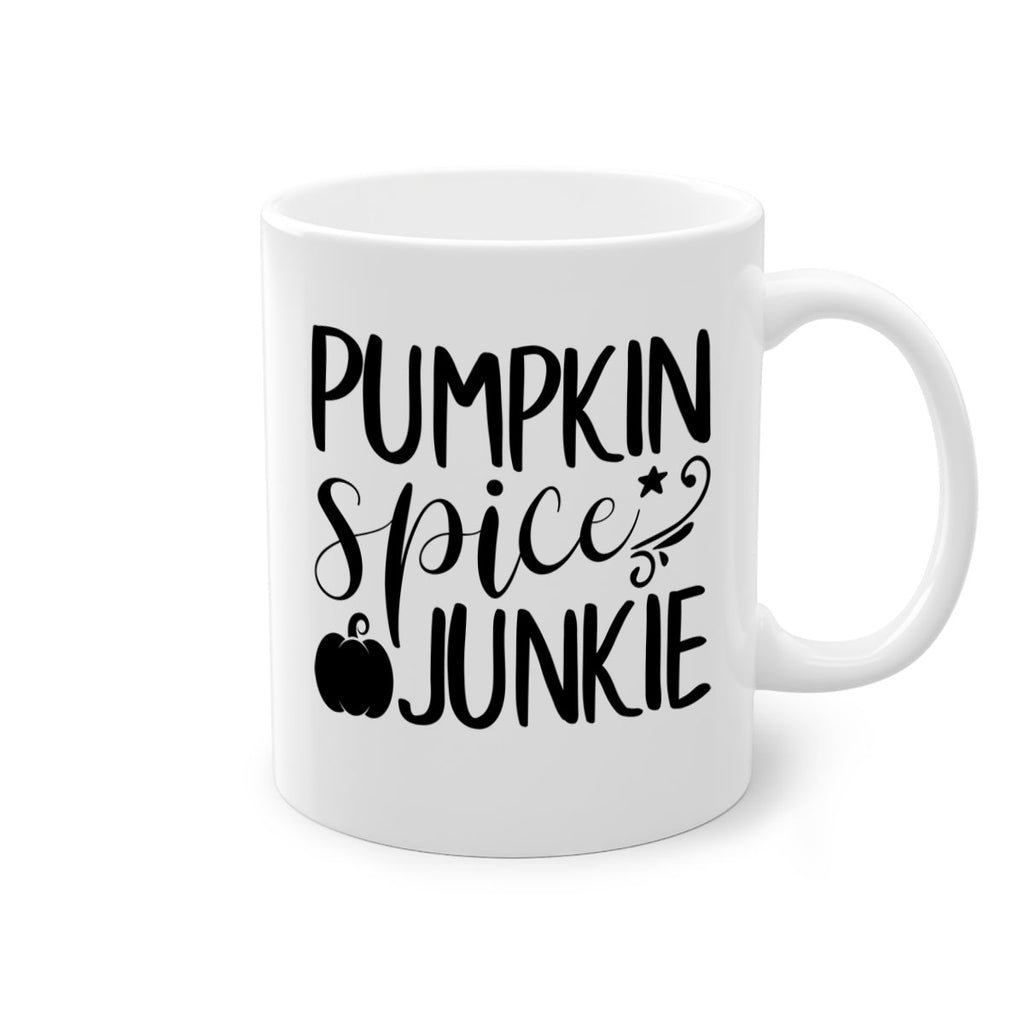 pumpkin spice junkie 548#- fall-Mug / Coffee Cup