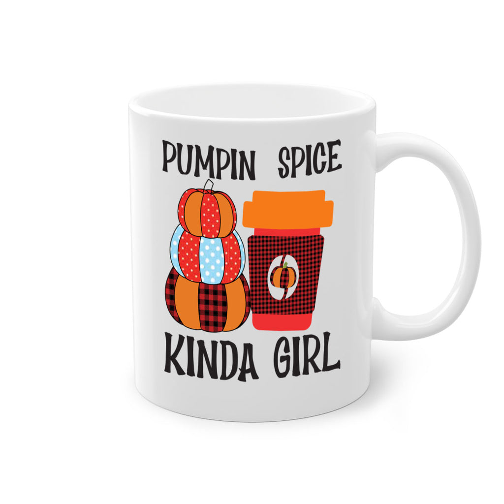pumpkin spice kinda girl 551#- fall-Mug / Coffee Cup