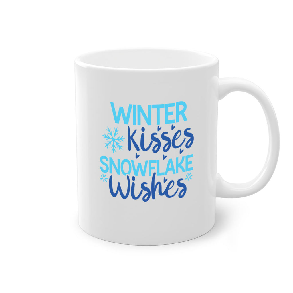 winter kisses snowflake wishes 519#- winter-Mug / Coffee Cup