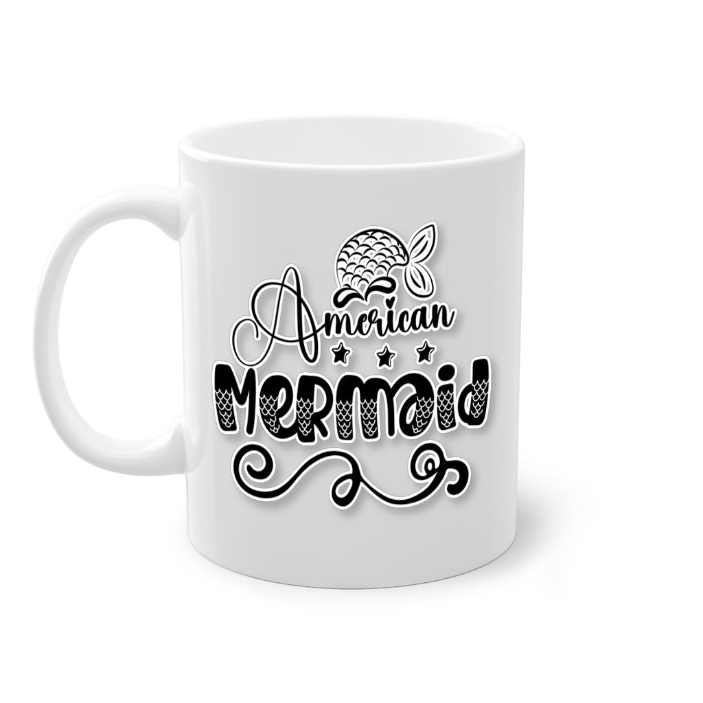 American Mermaid 15#- mermaid-Mug / Coffee Cup