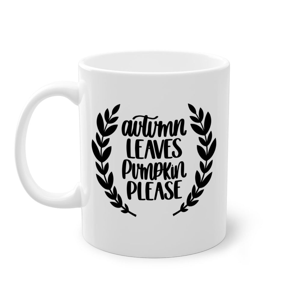Autumn Leaves Pumpkin Please 476#- fall-Mug / Coffee Cup