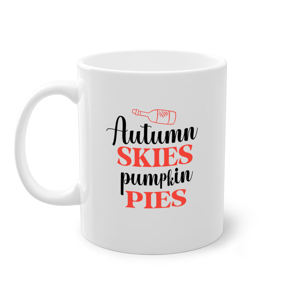 Autumn skies pumpkin pies 31#- fall-Mug / Coffee Cup