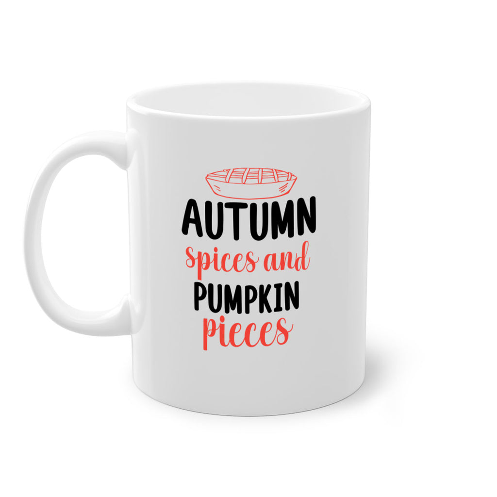 Autumn spices and pumpkin pieces 32#- fall-Mug / Coffee Cup