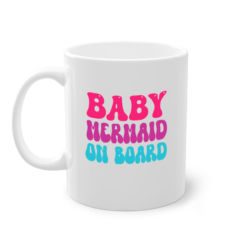 Baby Mermaid On Board 19#- mermaid-Mug / Coffee Cup